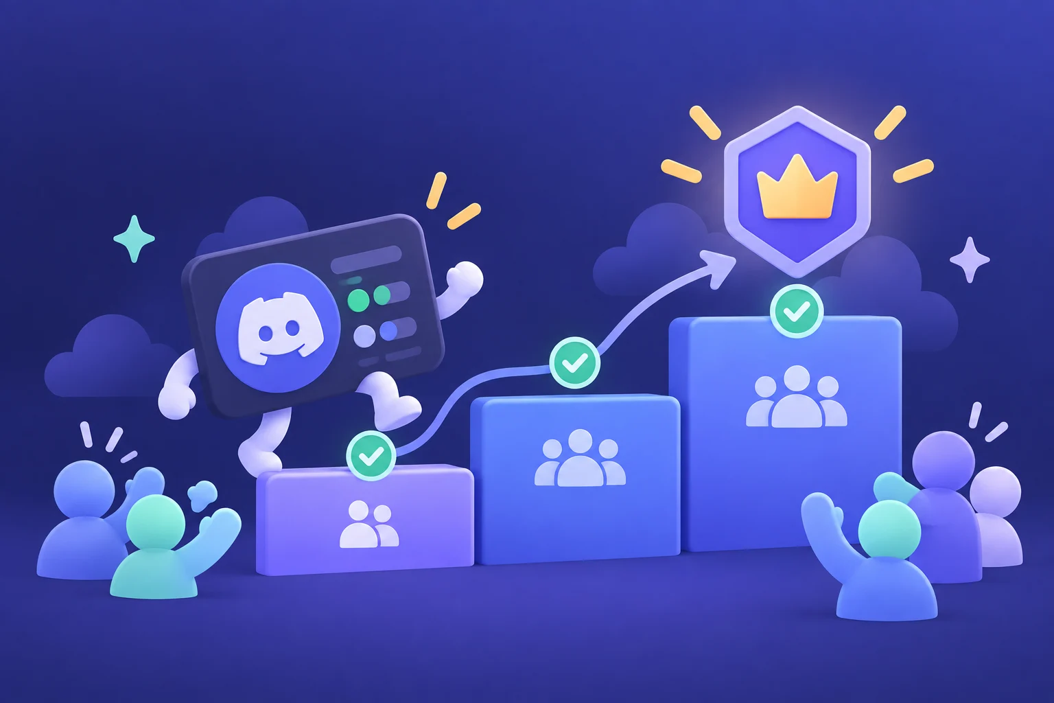 How to Level Up a Discord Server (Level 1, 2 & 3 Guide) guide cover