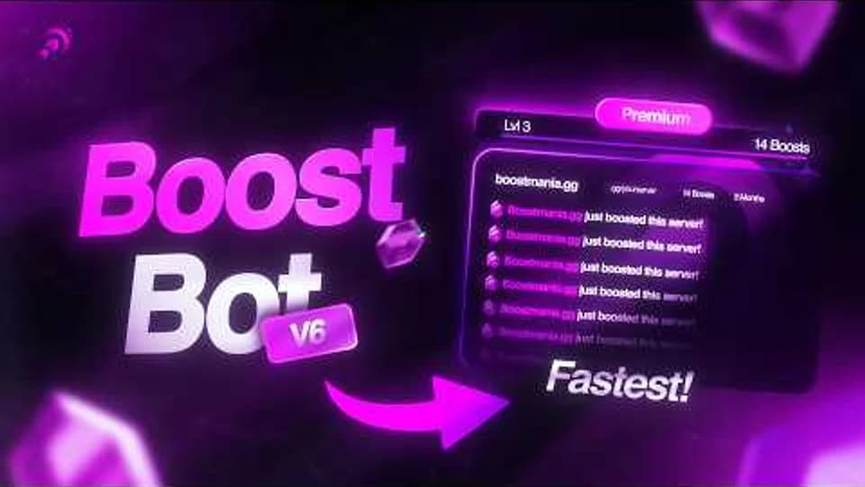 Discord Boost Bot V6 showcase video thumbnail